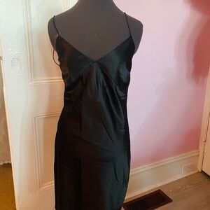 Elegant Black Slip Dress